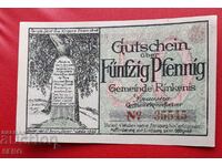 Τραπεζογραμμάτιο-Γερμανία-Σλέσβιχ-Χολστάιν-Rinkenis-50 pfennig 1920