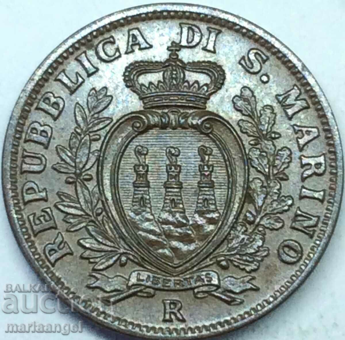 5 Centesimi 1937 San Marino Χάλκινο