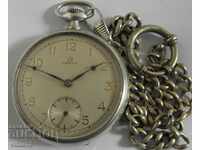 Ασημένιο ρολόι τσέπης -OMEGA-OMEGA