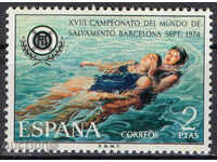 1974. Spania. Campionatul mondial de salvare pe apă.