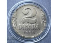 2 dinari 1938