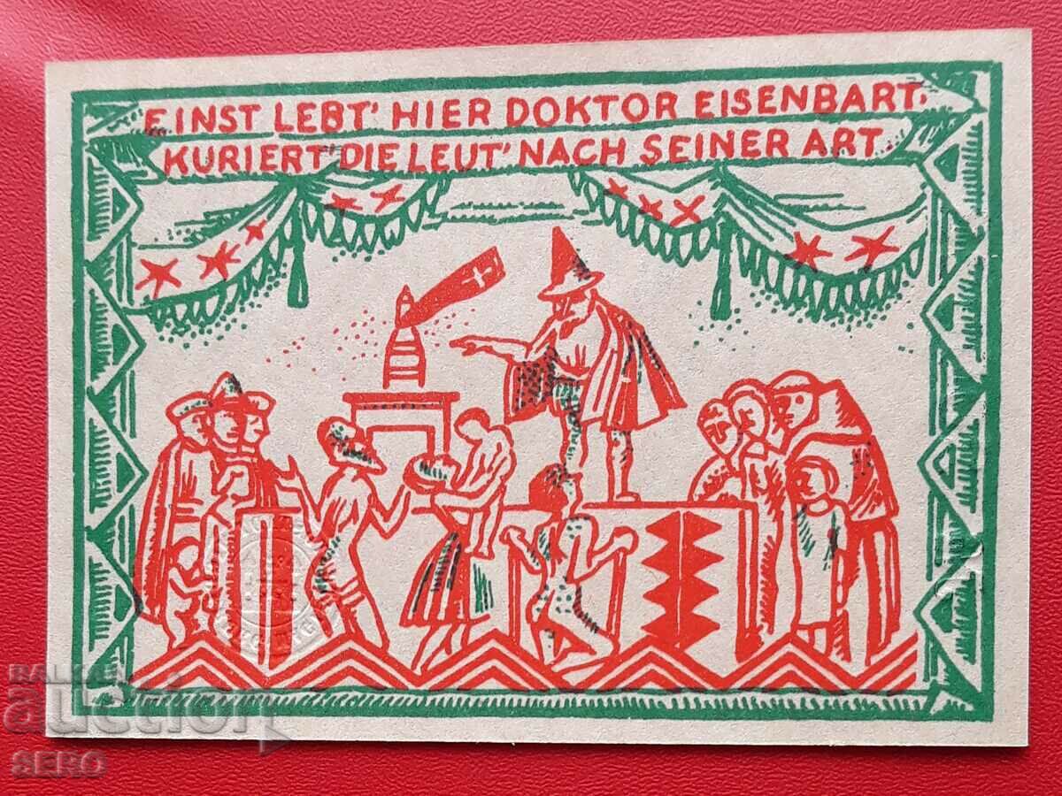 Банкнота-Германия-Саксония-Магдебург-50 пфенига 1921