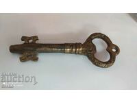 Corkscrew key brass bronze