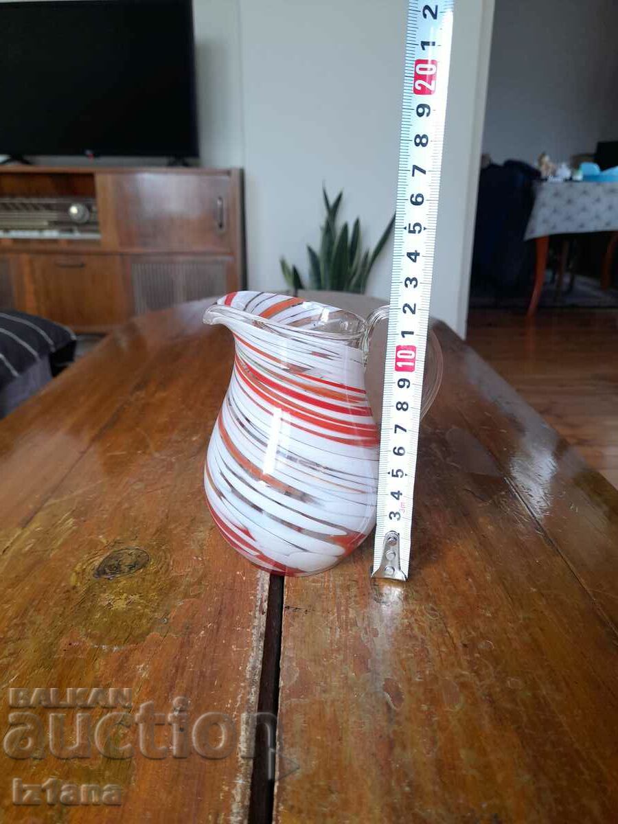 Auction Old glass jug, jug Auction Old glass jug, jug