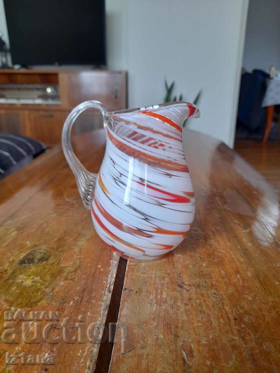Old glass jug, jug