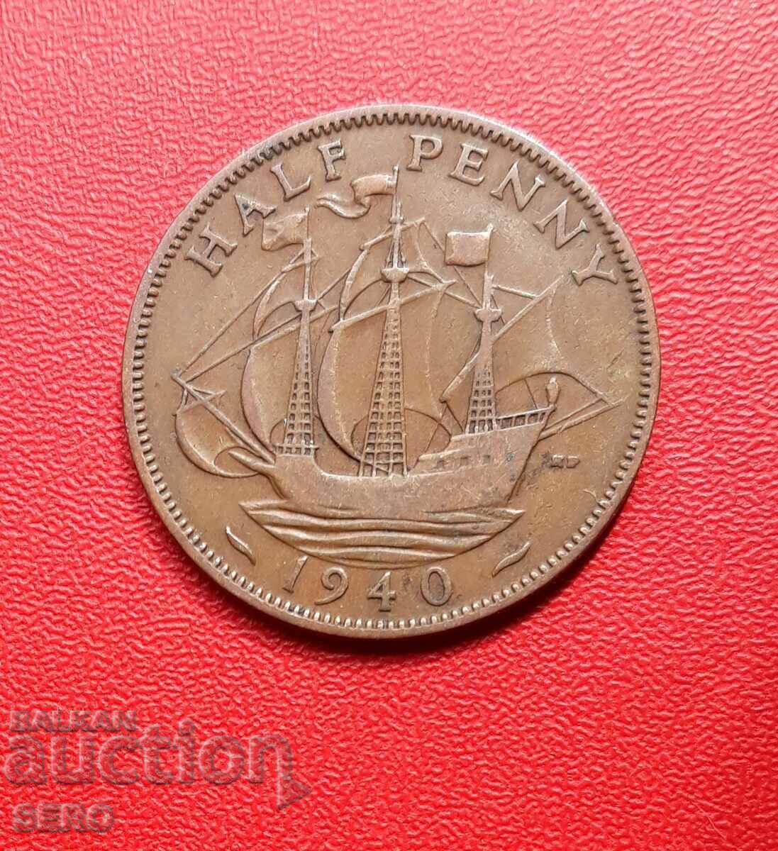 Marea Britanie - 1/2 penny 1940