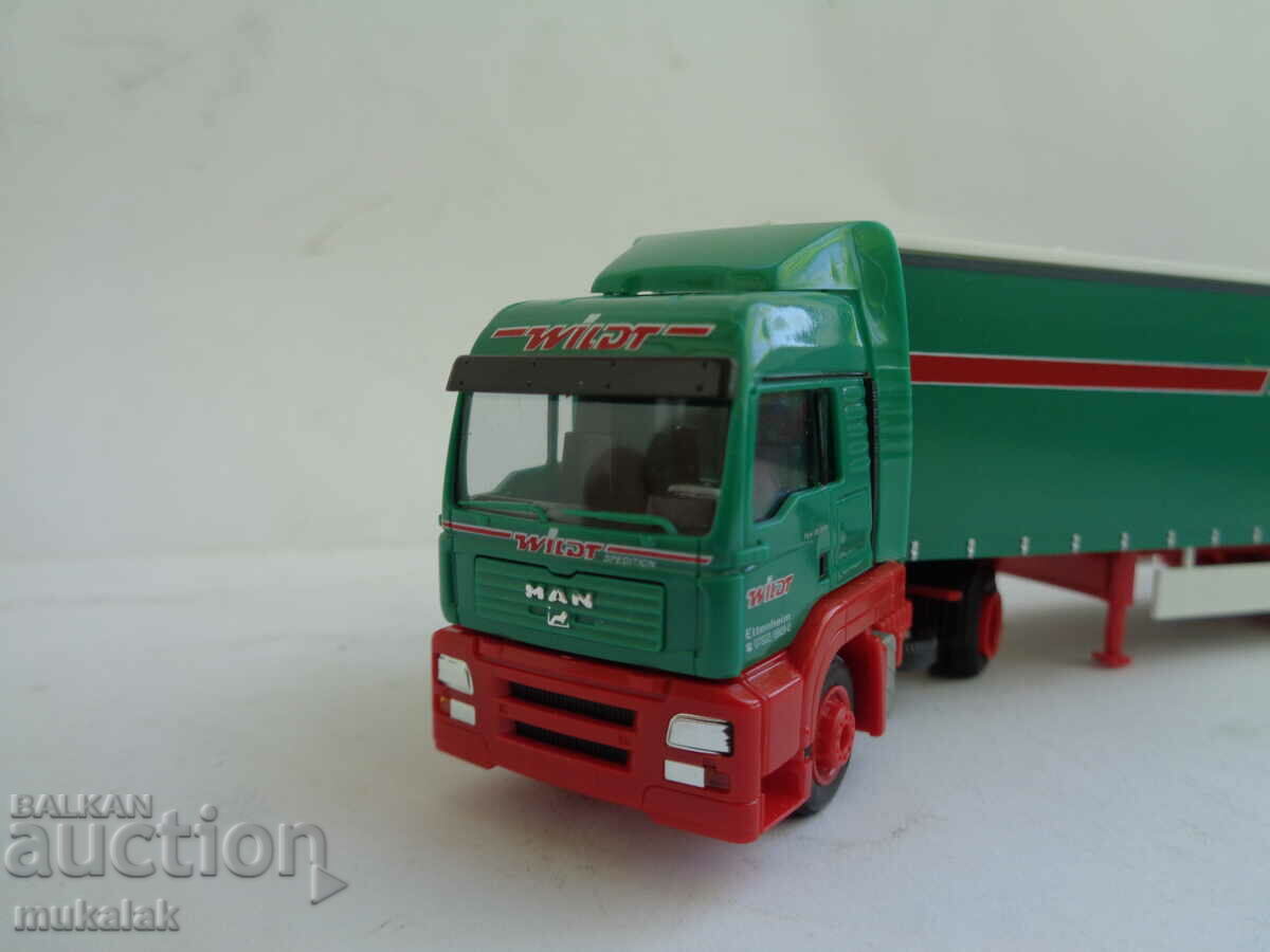 HERPA H0 1/87 MAN TGA TRUCK TIR TIR MODEL TOY TROLLEY with price 30.00 BGN | € 15.34