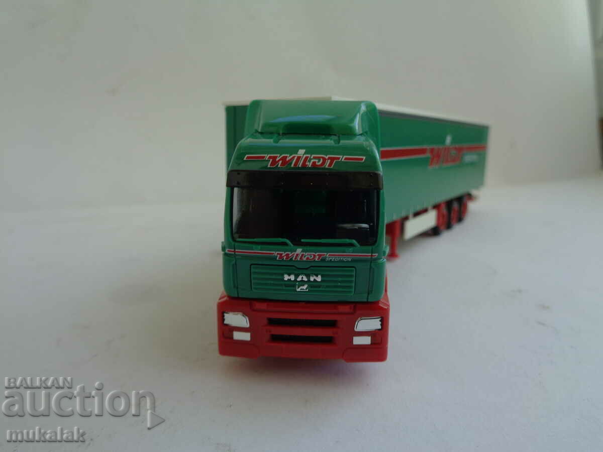 Auction  HERPA H0 1/87 MAN TGA TRUCK TIR TIR MODEL TOY TROLLEY