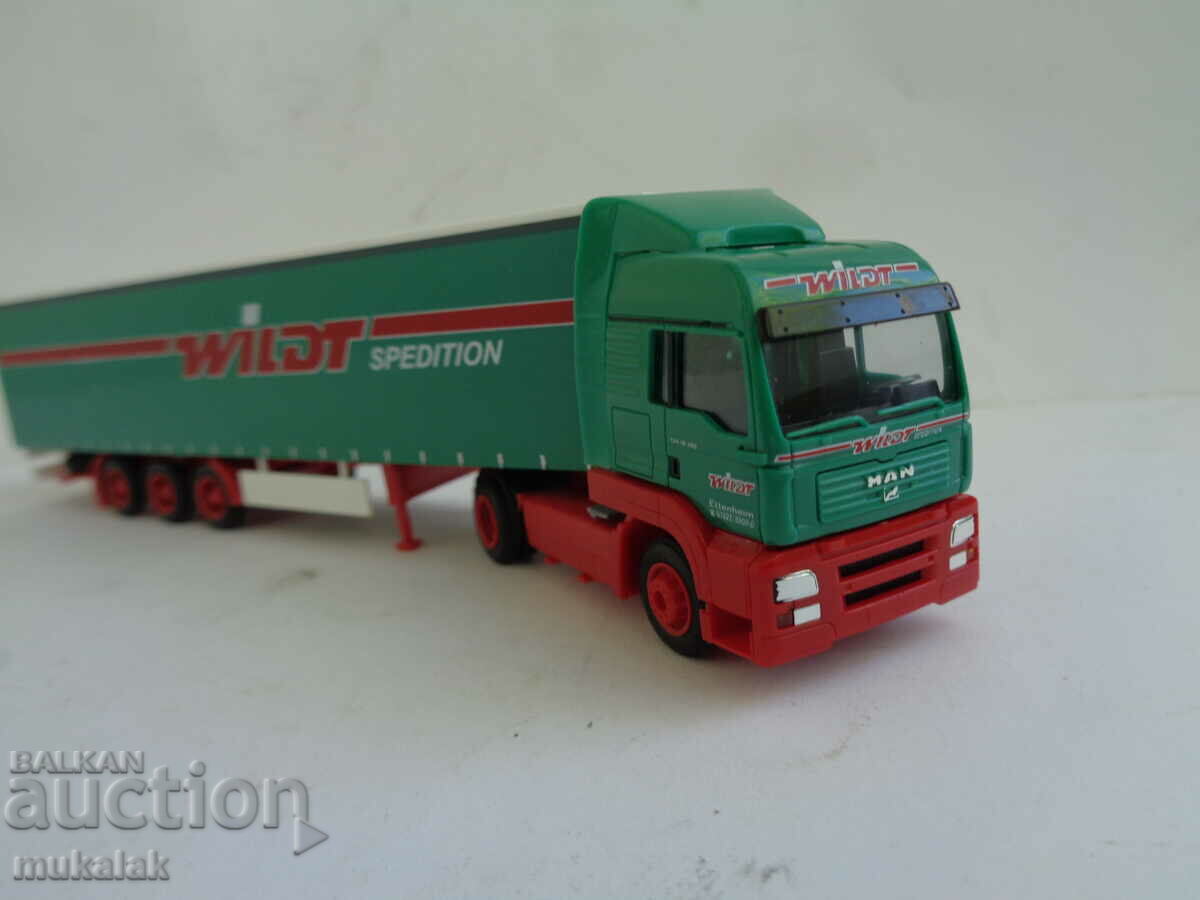 Delivery of HERPA H0 1/87 MAN TGA TRUCK TIR TIR MODEL TOY TROLLEY