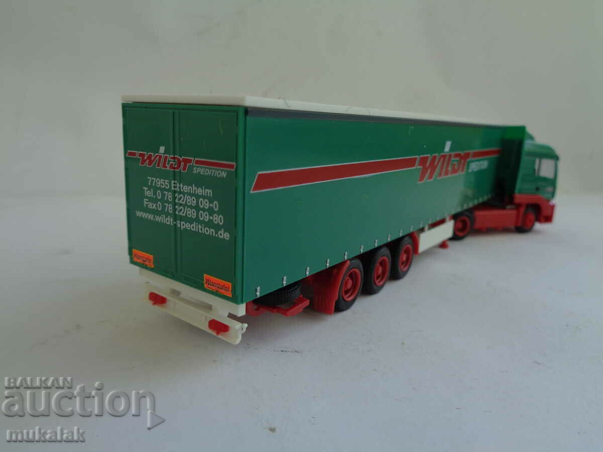 HERPA H0 1/87 MAN TGA TRUCK TIR TIR MODEL TOY TROLLEY - 5