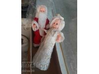 Σετ με βουλγαρικές κούκλες Άγιος Βασίλης και Χιονάτη