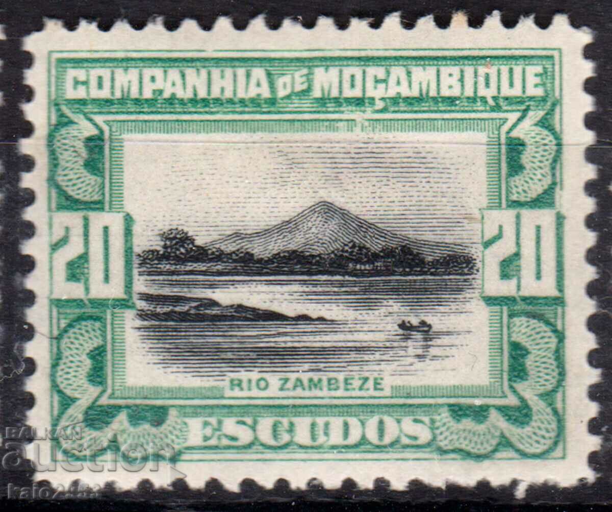 Мозамбик Компания-1926-Редовна-Изглед от река Замбези,MLH