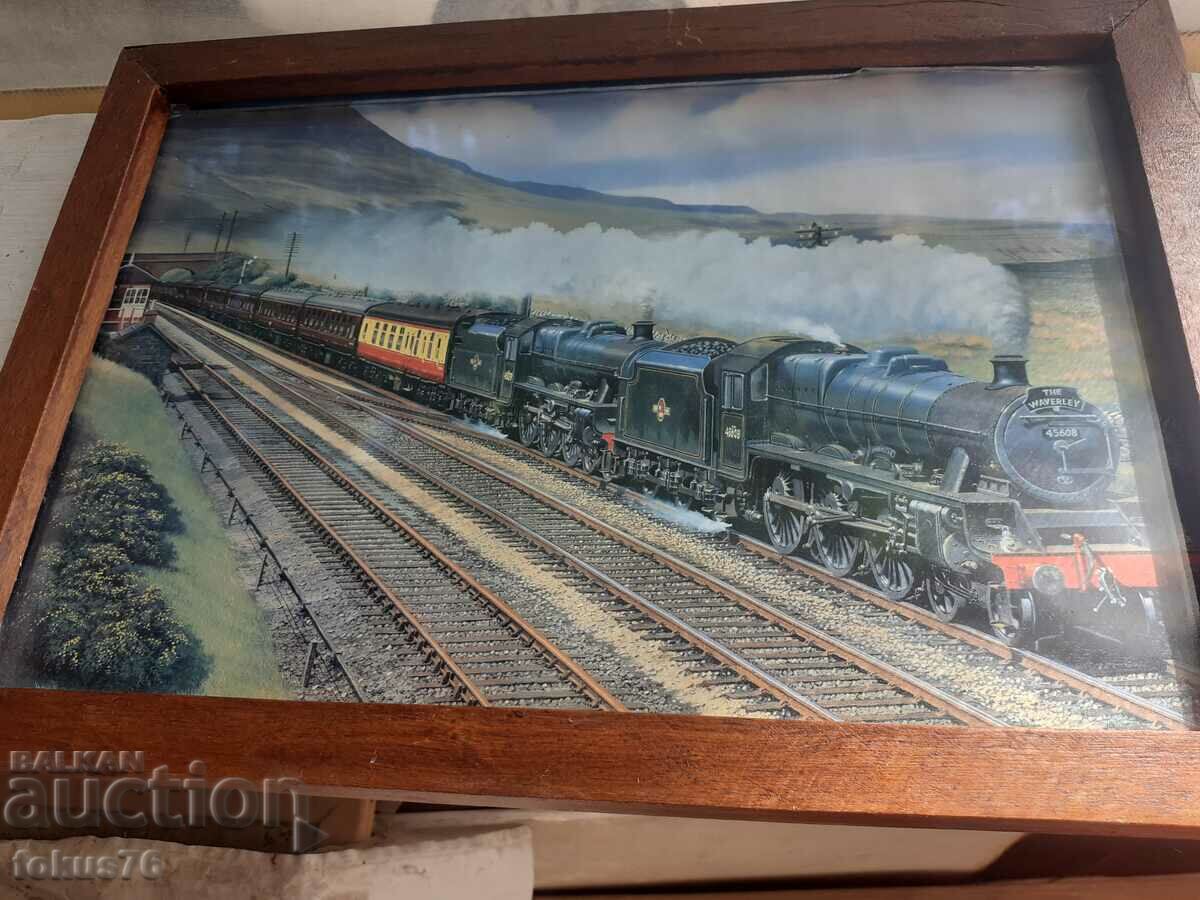 Poster picture picture trains locomotives N 2 with price 29.00 BGN | € 14.83