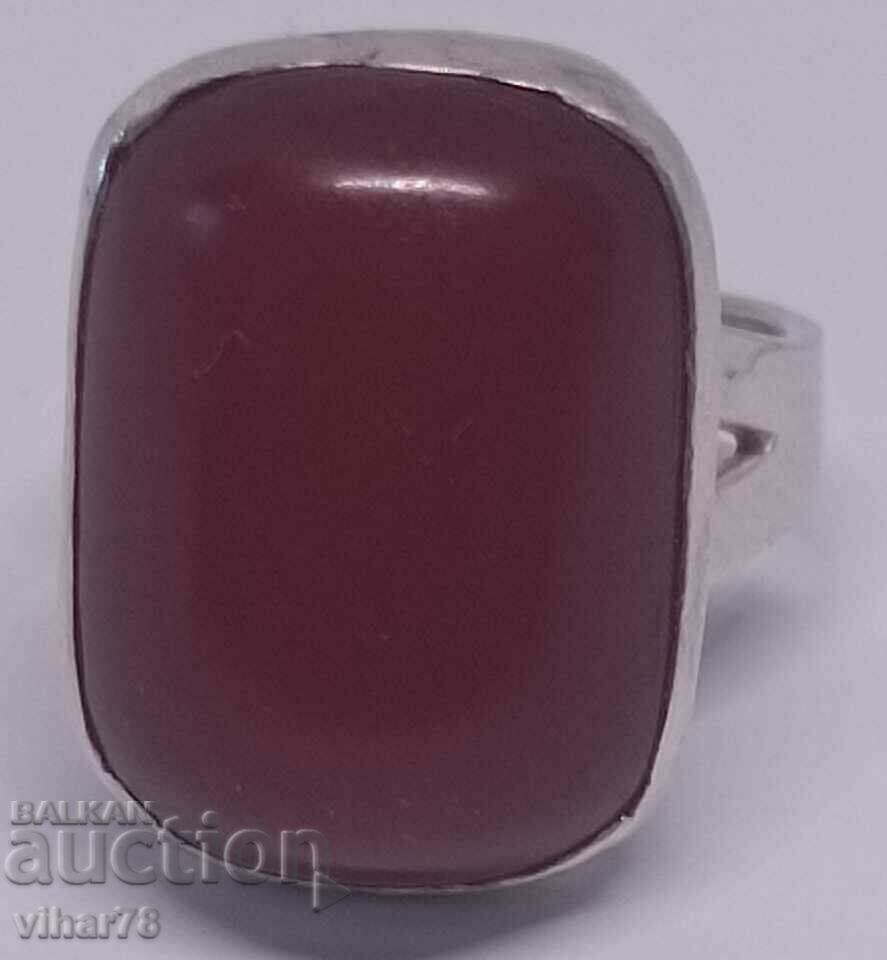 ladies silver ring - 5