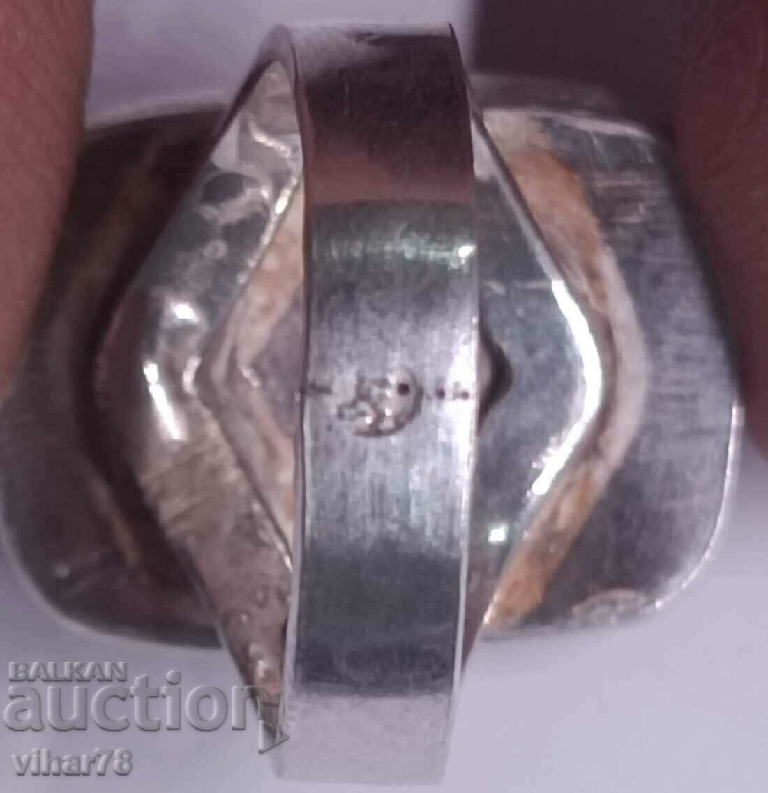 ladies silver ring - 6