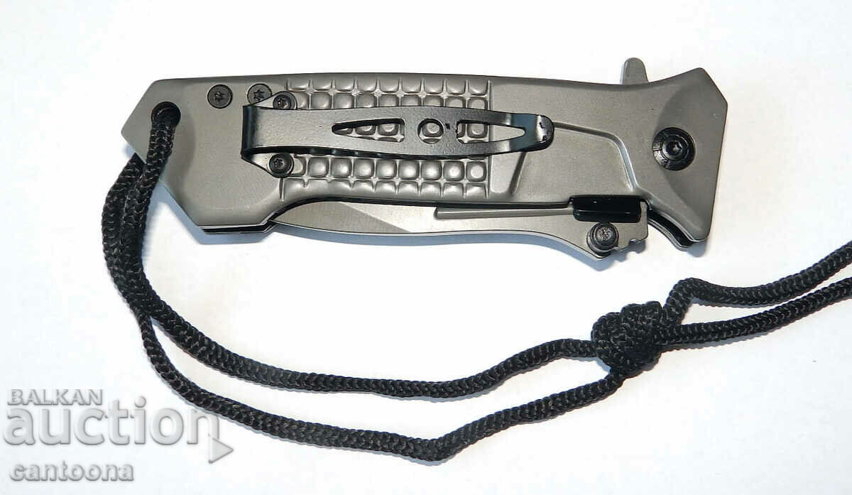 Auction  Massive folding semi-automatic knife Browning 96x220 - black