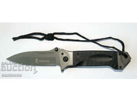 Масивен сгъваем полуавтоматичен нож Browning  96х220 -черен