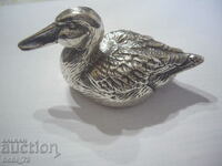 Silver duck.