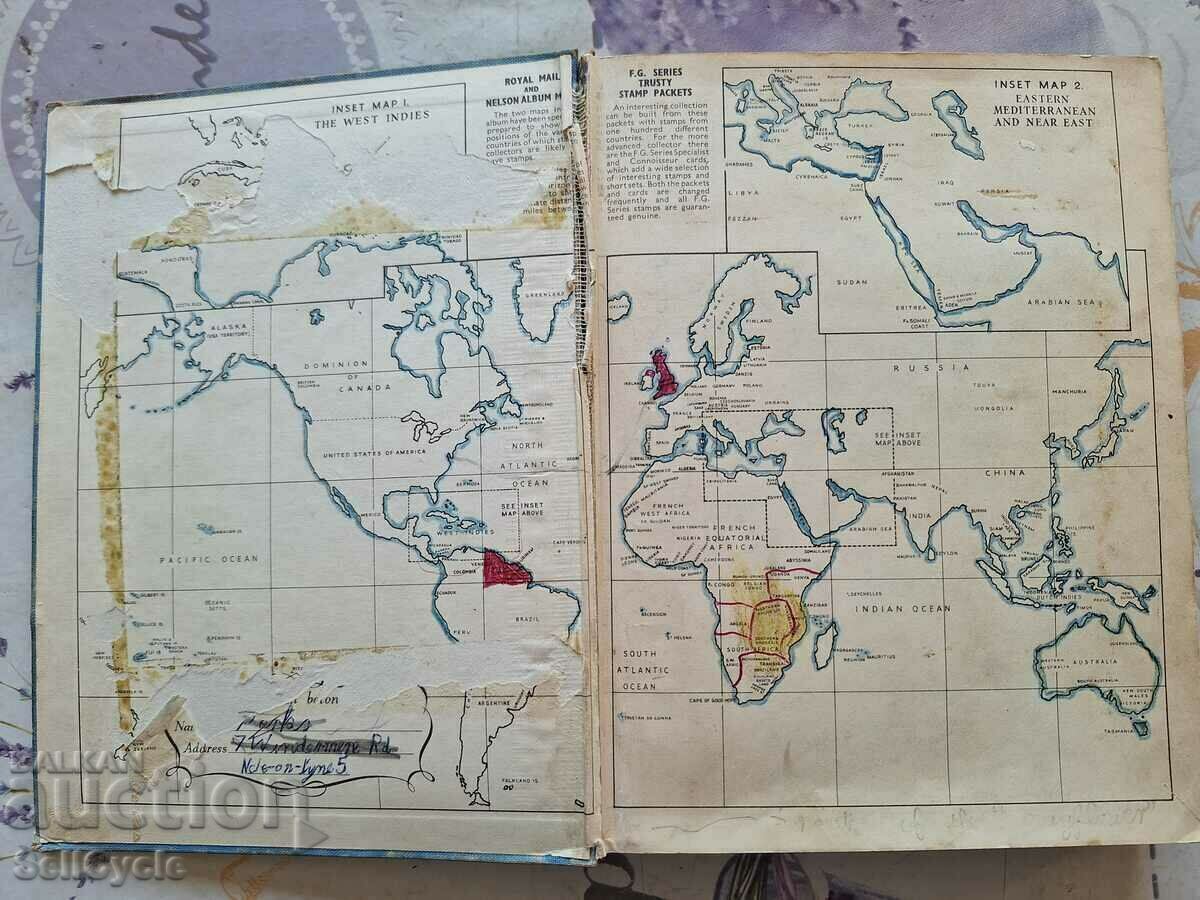 ✅ OLD ALBUM FOR OVER 10,000 pcs. POSTAGE STAMPS❗ with price € 5.00 | 9.78 BGN