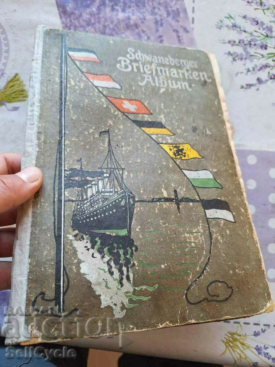 ✅ ALBUM GERMAN VECHI DE ANII 20 PENTRU MARCILE POSTALE❗ cu preț 30.00 BGN | € 15.34