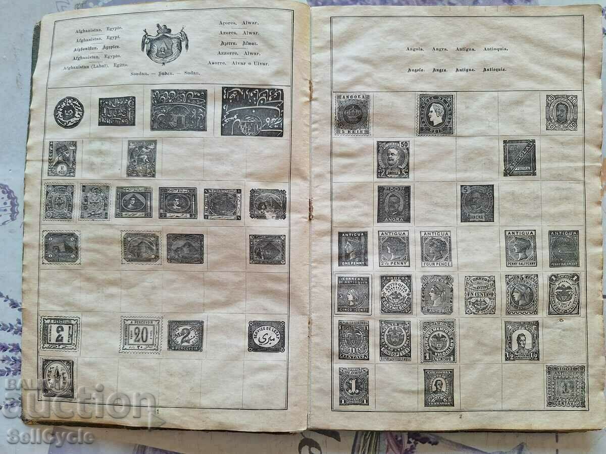 ✅ ALBUM GERMAN VECHI DE ANII 20 PENTRU MARCILE POSTALE❗ - 7