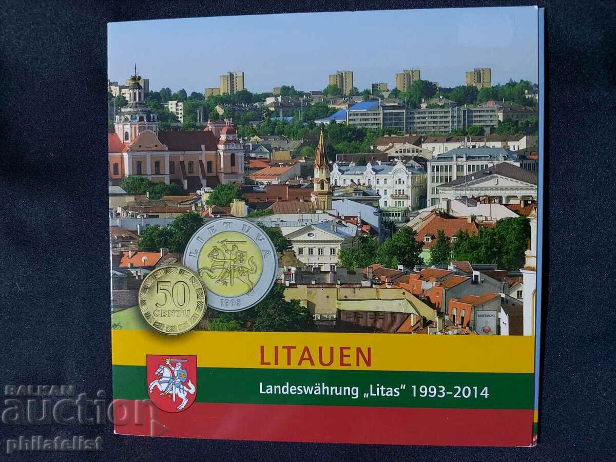 Комплектен сет - Литва 1991-2013 , 9 монети