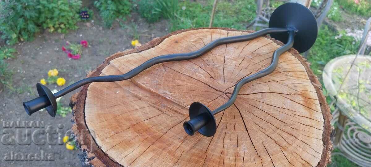 Large metal candle holder - 5