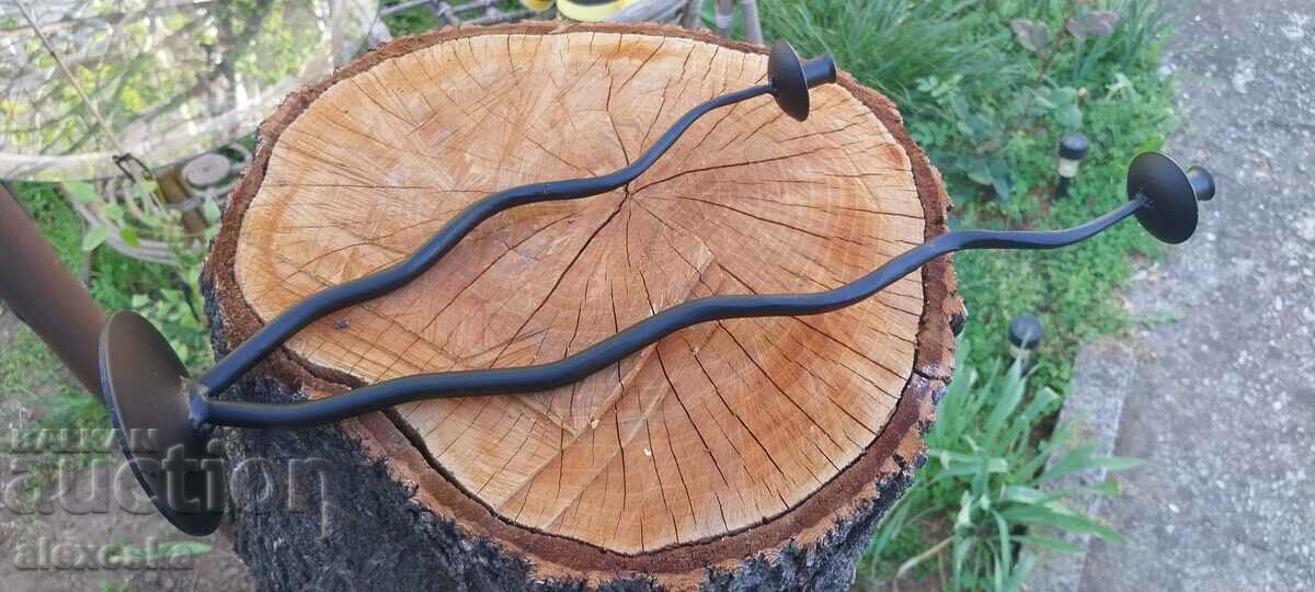 Large metal candle holder - 6