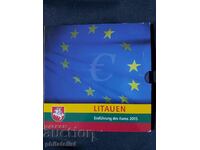 Lithuania 2015 - Euro Set - ολοκληρωμένη σειρά από 1 σεντ έως 2 ευρώ