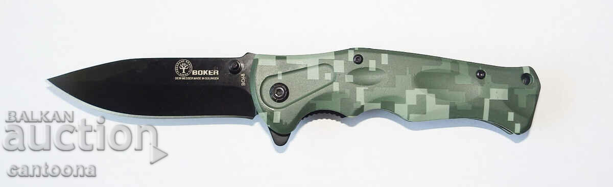 Designer folding knife BOKER 96/210, with minecraft motifs