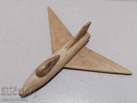Children's toy airplane made of wood
