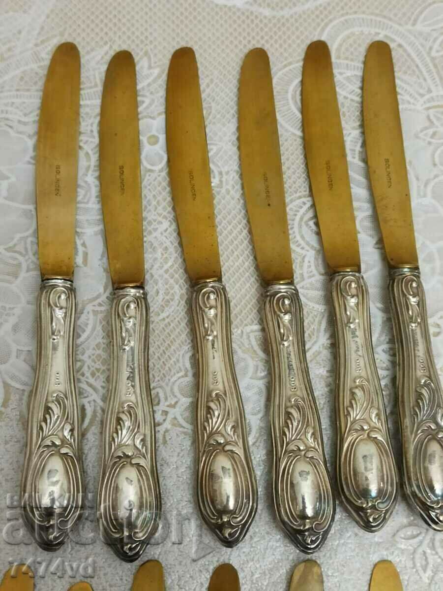 Auction  SILVER OLD CUTLERY SOLINGEN-STYLE AND BEAUTY!
