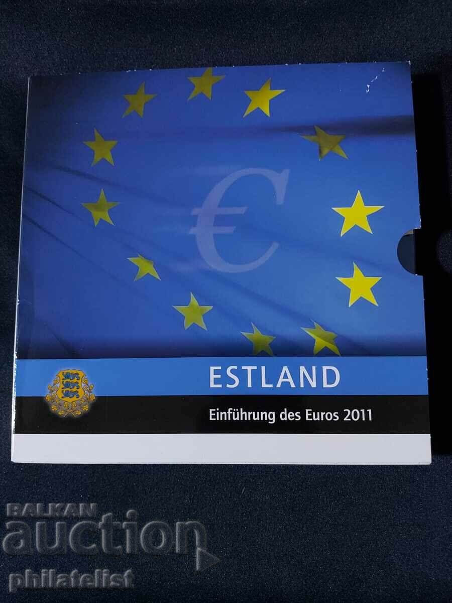 Εσθονία 2011 - Σετ - ολοκληρωμένη σειρά από 1 σεντ έως 2 ευρώ
