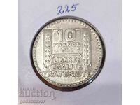 Франция 10 франка 1930г Сребро!