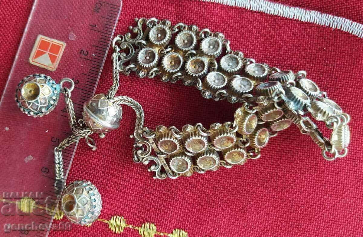 RARE Antique ethnographic bracelet sterling silver 800 - 5 RARE Antique ethnographic bracelet sterling silver 800 - 5