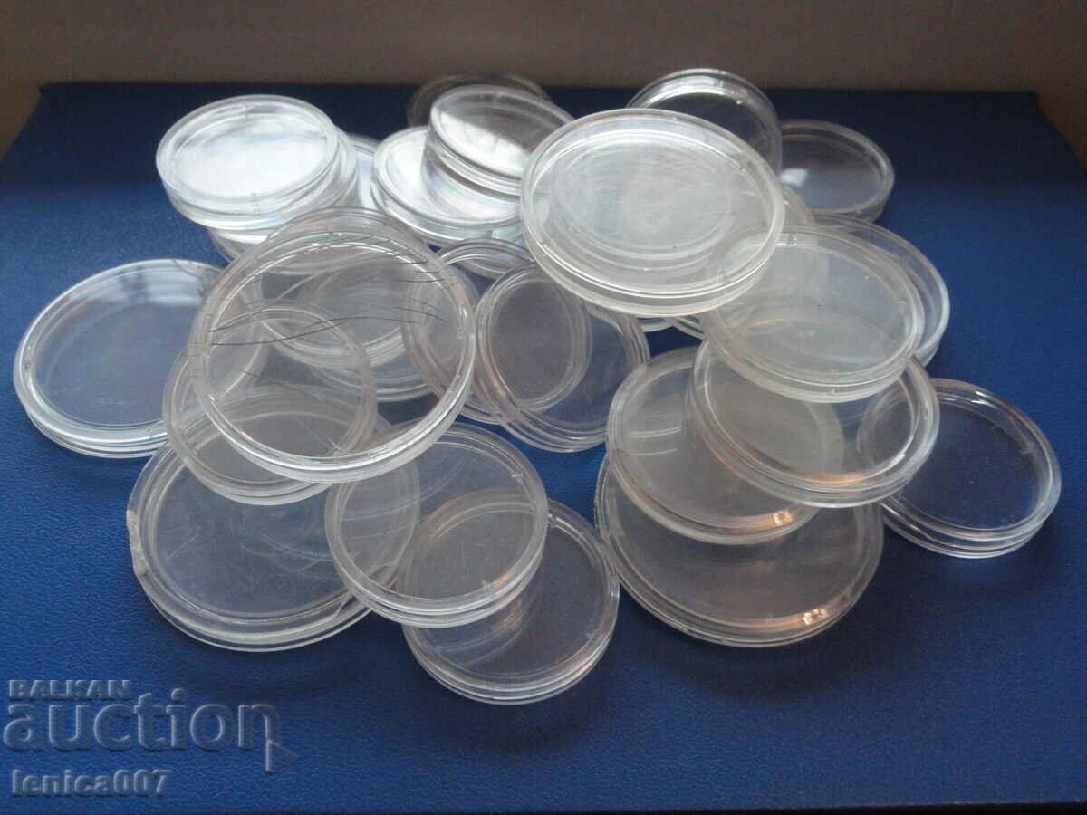 Capsules for coins - 30 pieces with price 4.20 BGN | € 2.15