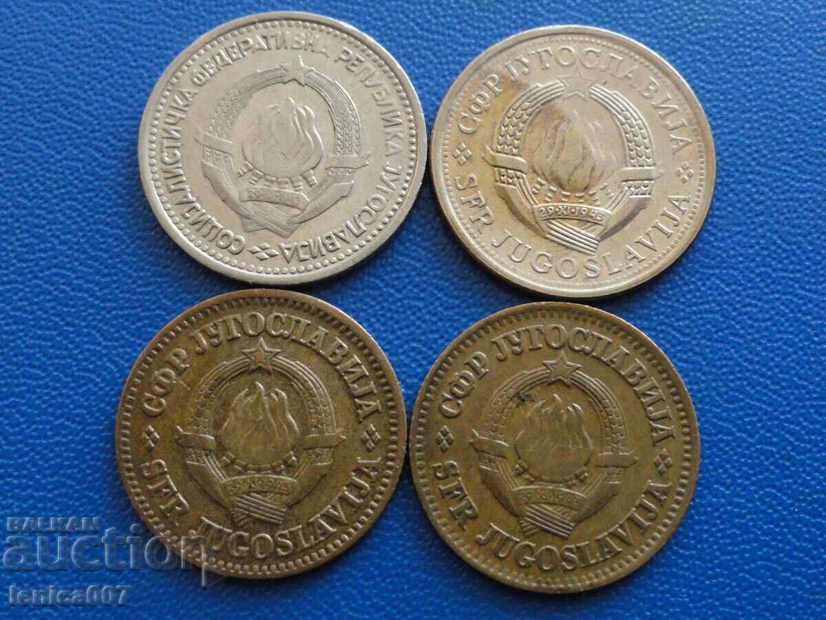 Delivery of Yugoslavia - Coins (4 pieces)