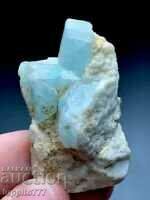 Delivery of natural beryl aquamarine on matrix 155.50 carats Delivery of natural beryl aquamarine on matrix 155.50 carats