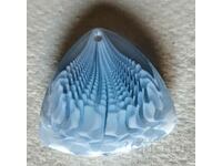 Blue pearl vintage shell pendant.