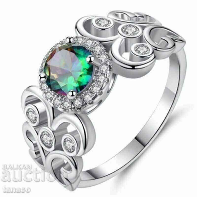 Emerald ring, ornaments