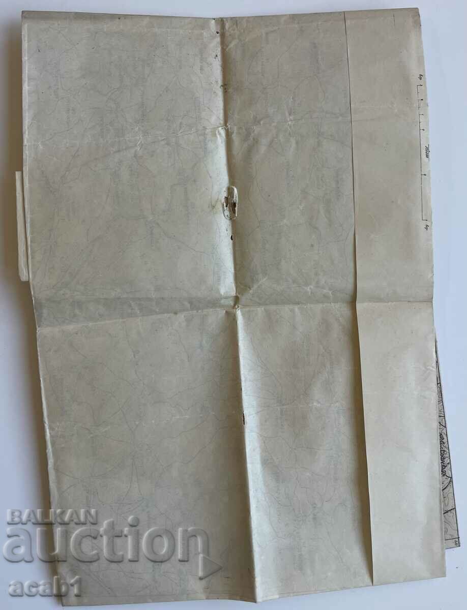 Auction Military map Bulgaria Eski Jumaya Osman Bazar Auction Military map Bulgaria Eski Jumaya Osman Bazar