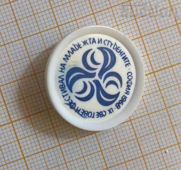 Sofia 1968 festival badge