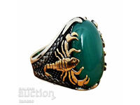 Πράσινο δαχτυλίδι ίασπι