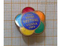 Значка фестивал Виена 1959