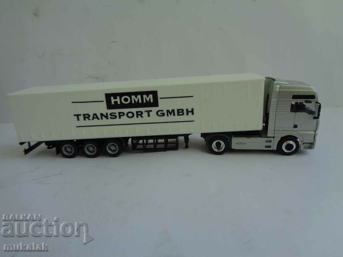 HERPA H0 1/87 MAN TGA TIR TRUCK MODEL TOY TROLLEY - 5