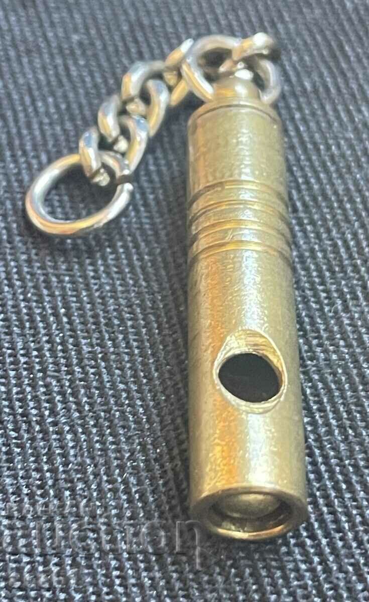 Small copper dog whistle
