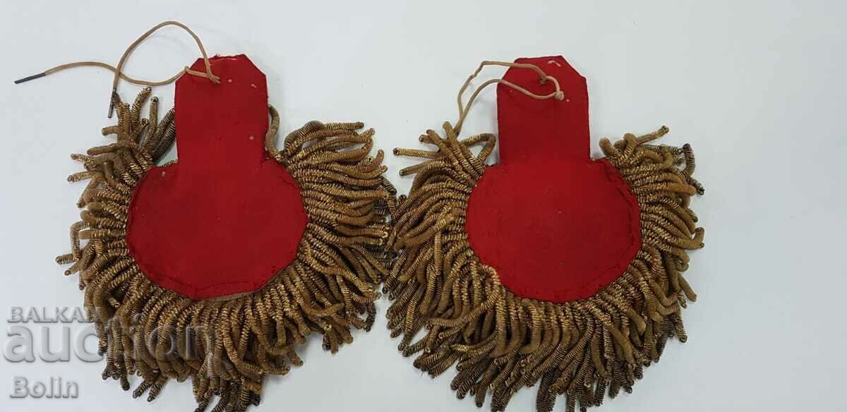 Rare Epaulettes, Major of the 8th Artillery Regiment - Ferdinand I with price 2200.00 BGN | € 1124.84 Rare Epaulettes, Major of the 8th Artillery Regiment - Ferdinand I with price 2200.00 BGN | € 1124.84