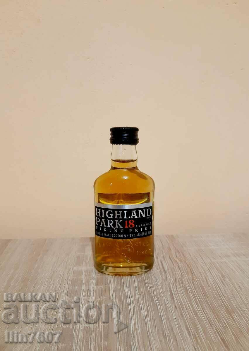 Bottle 50ml. Highland park 18