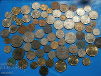 Голям лот стари български не поватрящи се монети