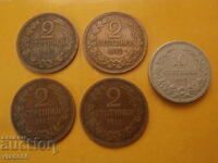 2 cents 1912, 10 cents 1912